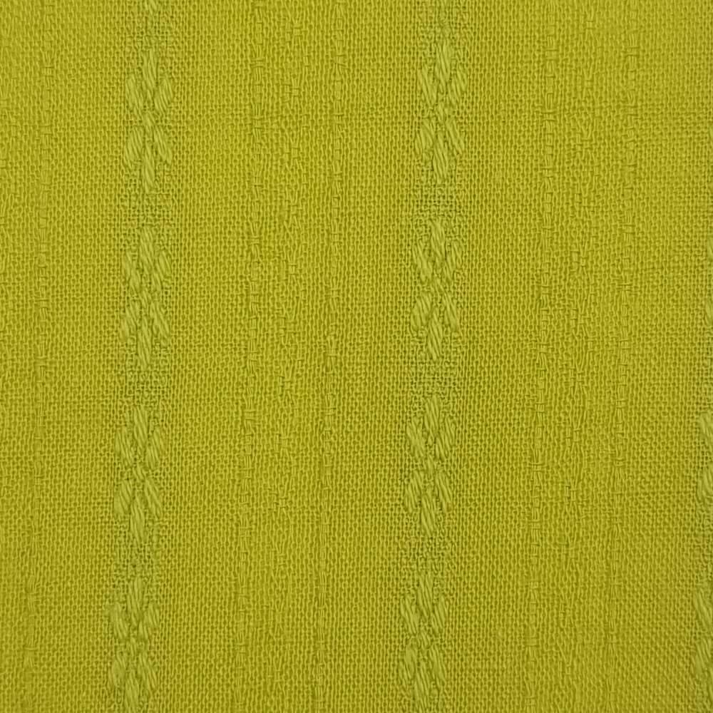 Stripe Jacquard Cotton Woven Fabric - FAB 1428 - 9.Mustard