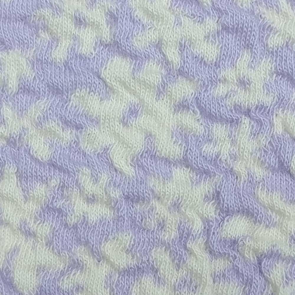 Flower Jacquard C/P/S Woven Fabric - FAB 1429 - 2.Violet