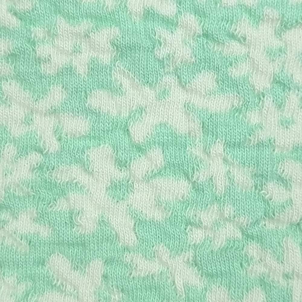 Flower Jacquard C/P/S Woven Fabric - FAB 1429 - 4.Green