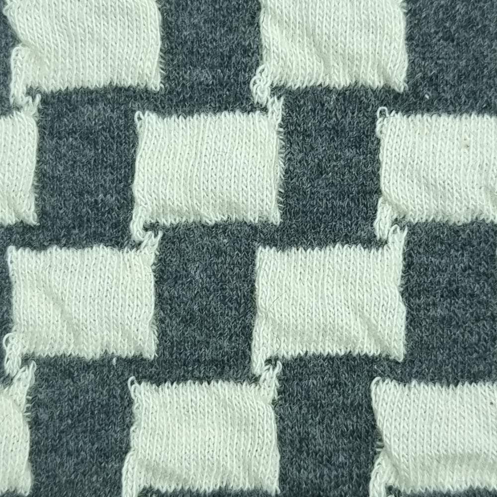 Fukuro Cotton Polyester Spandex Knit Fabric - FAB 1431 - 8.Grey