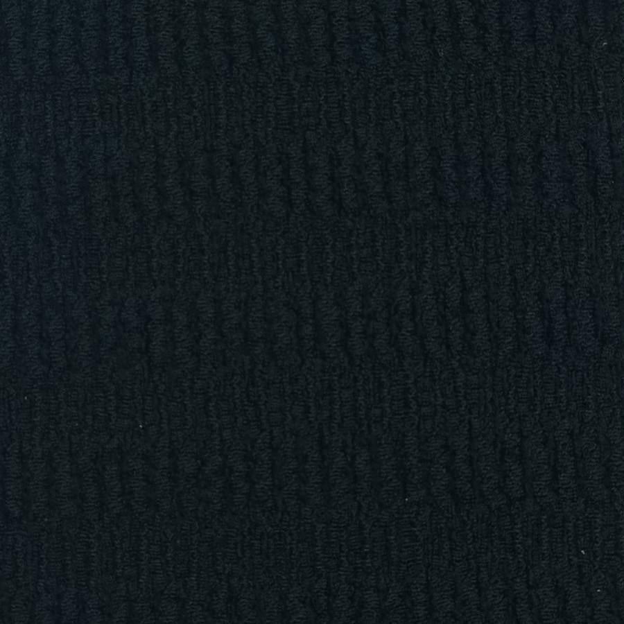 Novelty Polyester Spandex Knit Fabric-Black