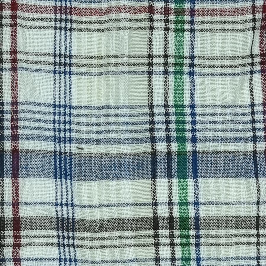 Flannel Check Cotton Woven Fabric - FAB 1449 - 3.Multi