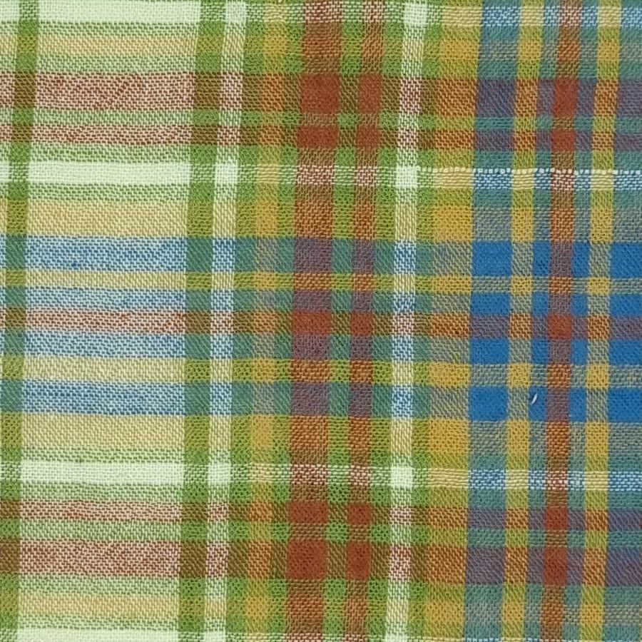 Flannel Yarn Dyed Check Woven Fabric - FAB 1451 - 2.Multi