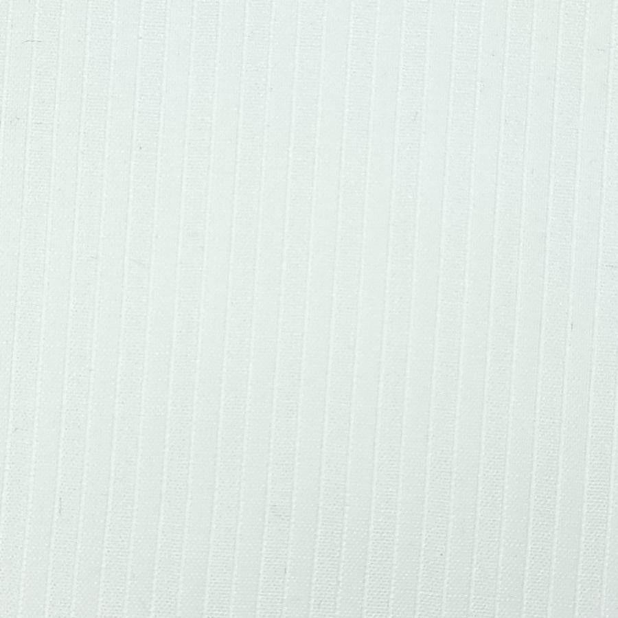 1.Coral-2.White-3.Green-4.Orange-5.Lavender - 2mm Stripe Yarn Dyed Polyester Woven Fabric - FAB 1454