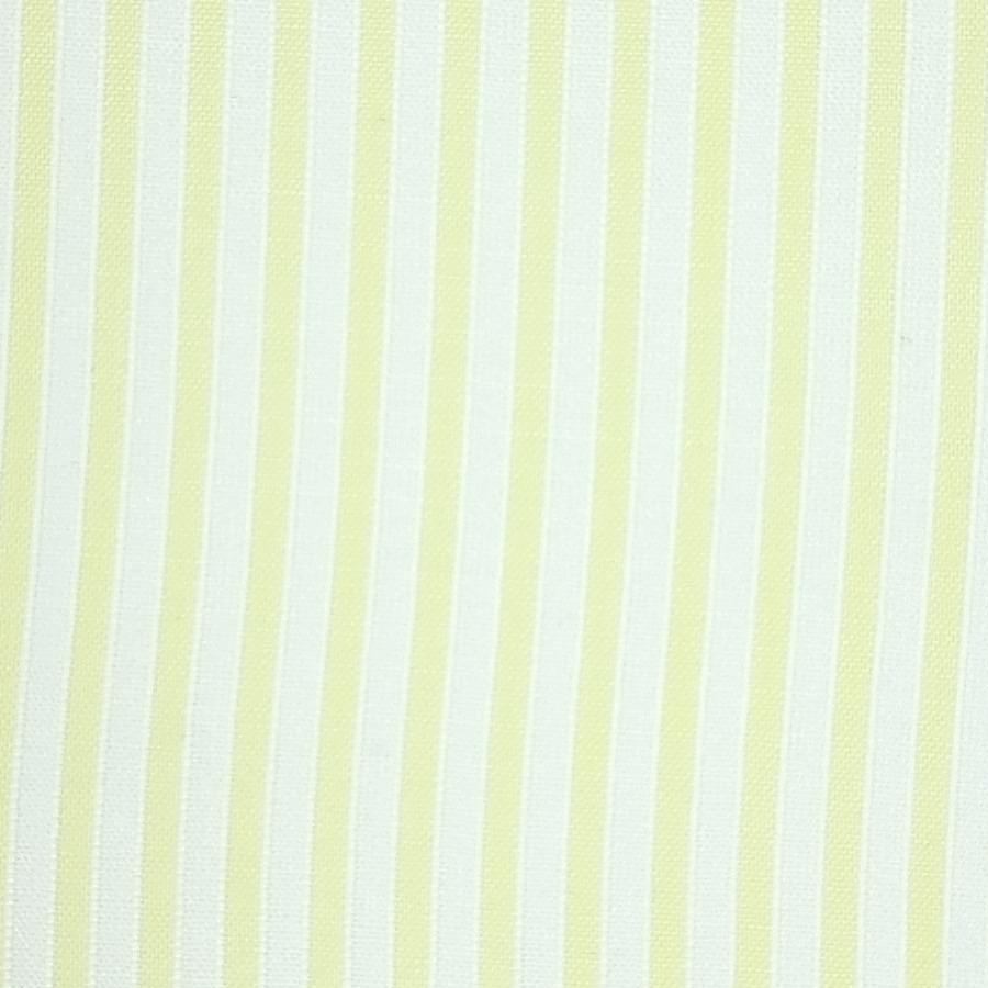 1.Coral-2.White-3.Green-4.Orange-5.Lavender - 2mm Stripe Yarn Dyed Polyester Woven Fabric - FAB 1454