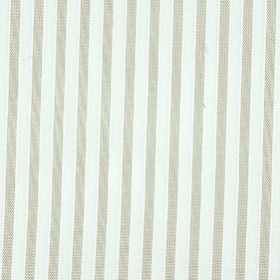 1.Coral-2.White-3.Green-4.Orange-5.Lavender - 2mm Stripe Yarn Dyed Polyester Woven Fabric - FAB 1454