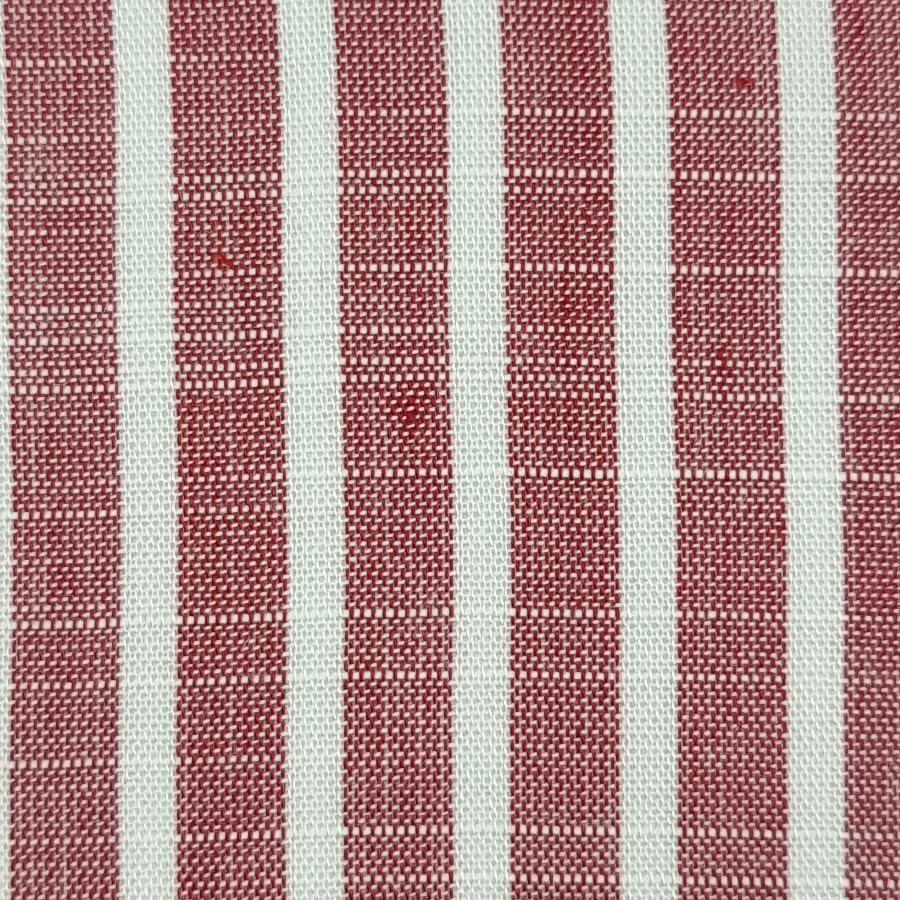 3mm Stripe Slub Yarn Dyed Rayon Woven Fabric - FAB 1455 - 10.Purple