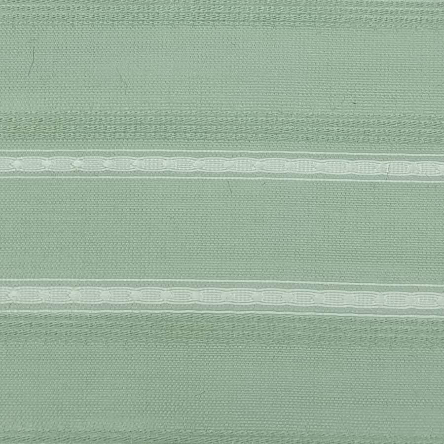 Stripe Rayon Nylon Polyester Woven Fabric - FAB 1456 - 1.Light Green