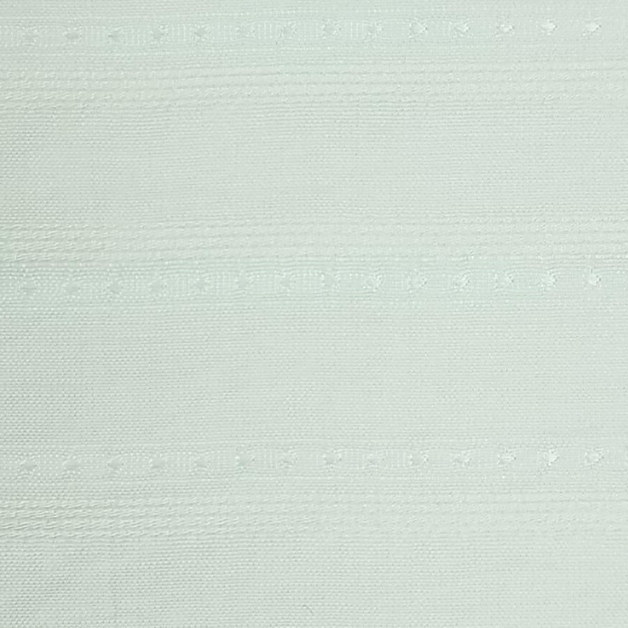Stripe Rayon Nylon Polyester Woven Fabric - FAB 1456 - 7.White