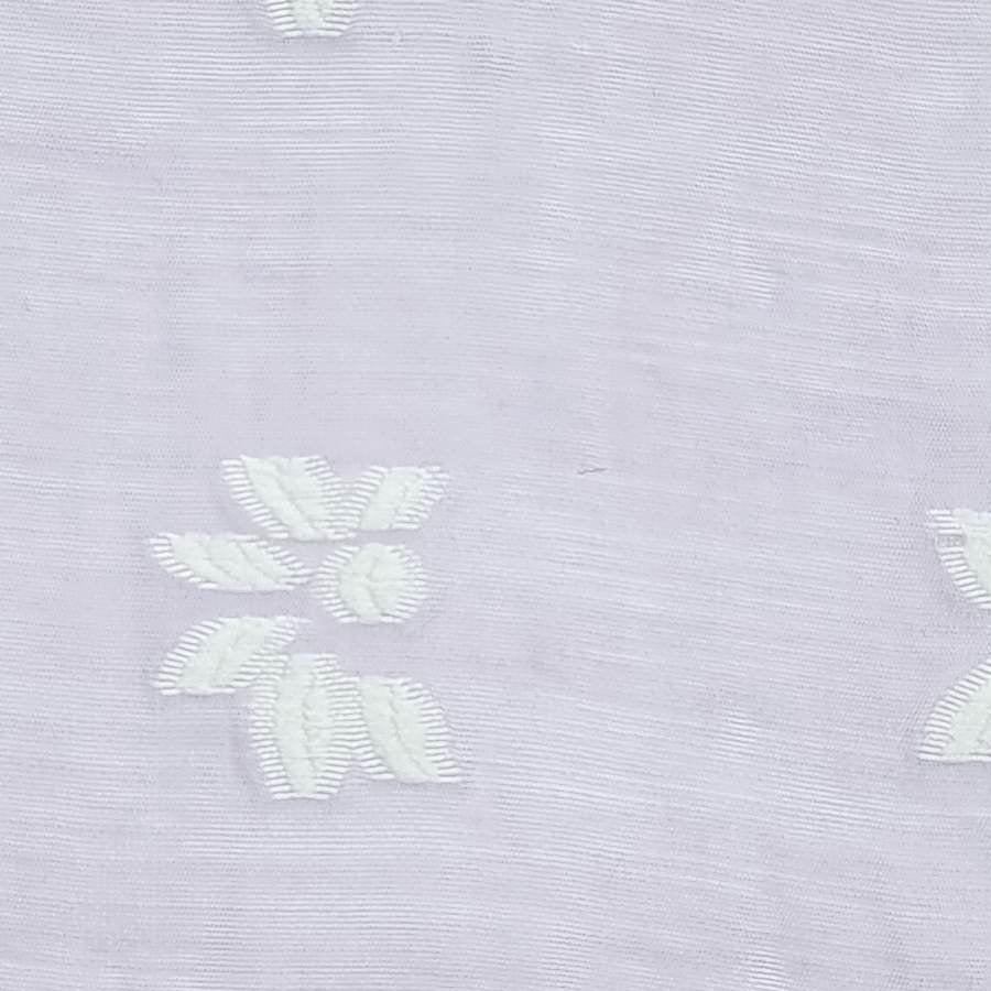 Floral Jacquard Tencel Nylon Polyester Woven Fabric - FAB 1459 - 13.Lavender