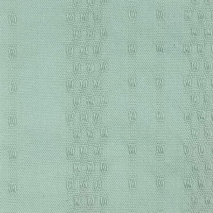 Stripe Jacquard Cotton Polyester Woven Fabric - FAB 1462 - 3.Light Green