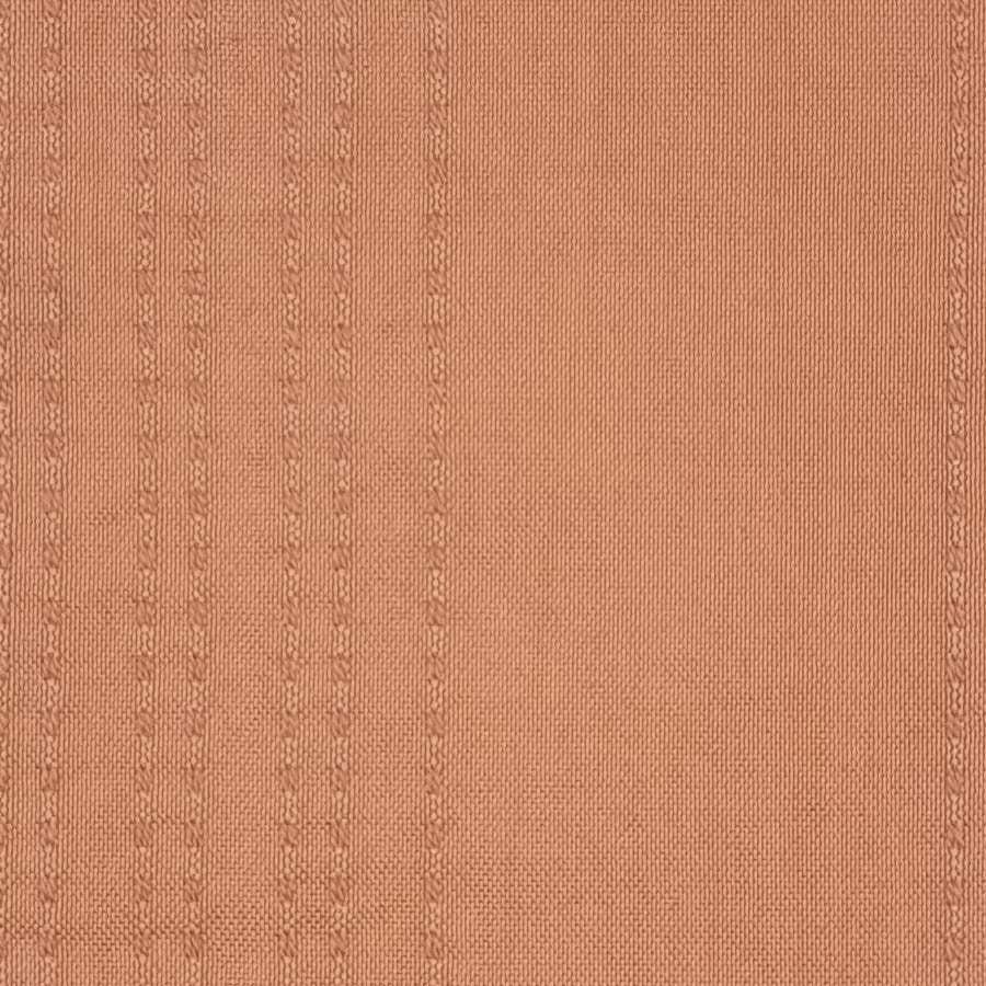 Stripe Jacquard Cotton Nylon Woven Fabric - FAB 1463 - 11.Sepia