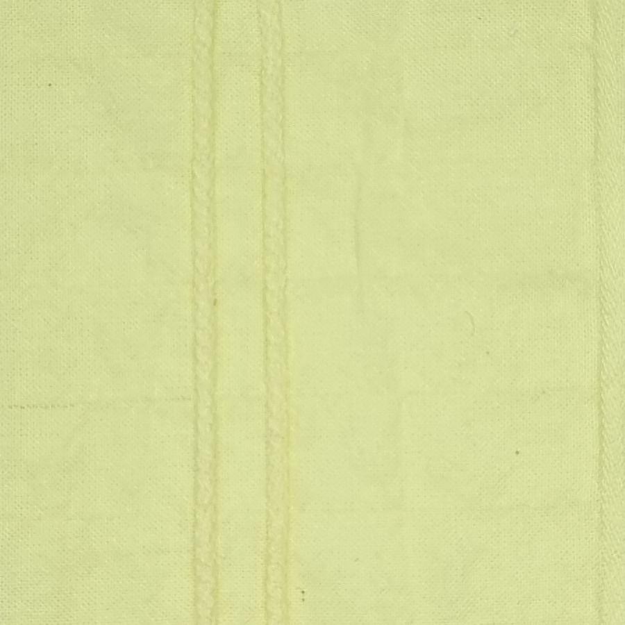Stripe Jacquard Cotton Spandex Woven Fabric - FAB 1464 - 4.Yellow