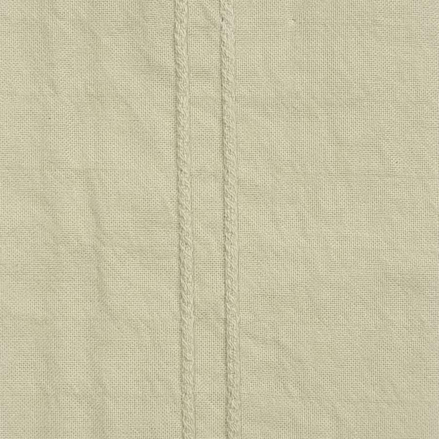 Stripe Jacquard Cotton Spandex Woven Fabric - FAB 1464 - 7.Beige