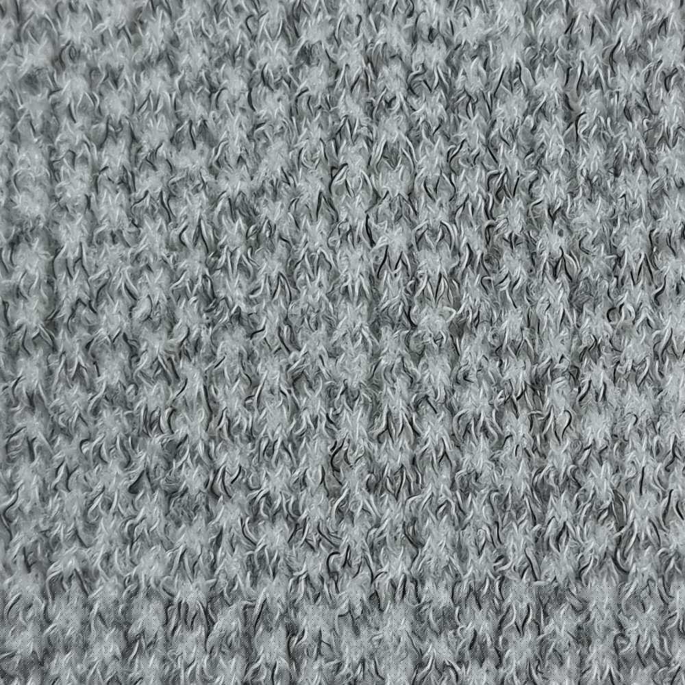 Stripe Polyester Spandex Knit Fabric - FAB 1471 - 8.Grey Melange
