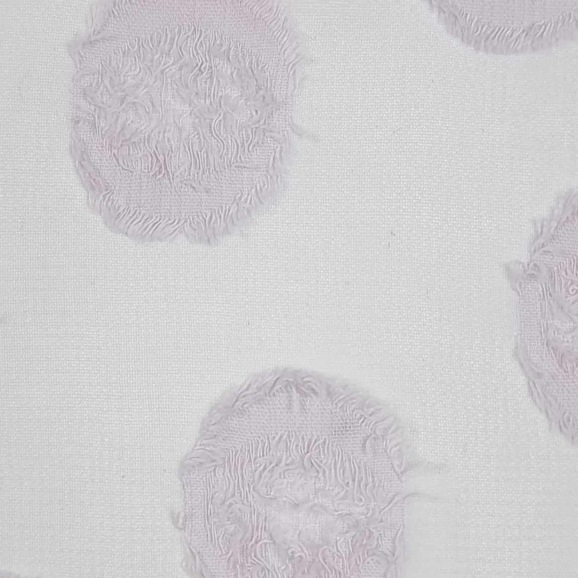 Dot Jacquard Polyester Woven Fabric - FAB 1479 - 11.Lilac