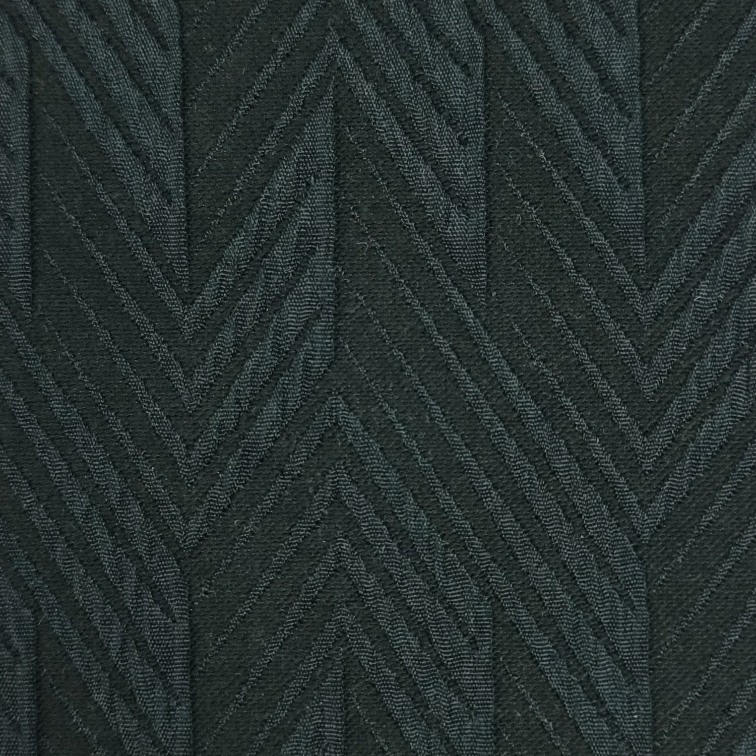 Geometric Jacquard C/T/S Woven Fabric - FAB 1486 - 6.Black