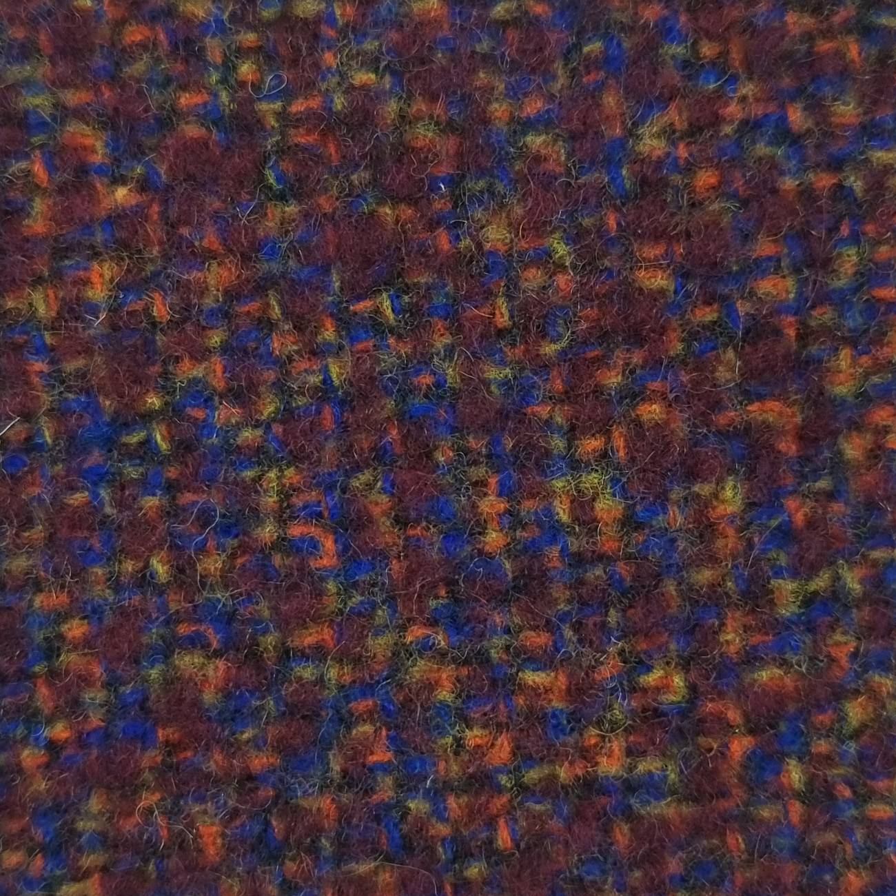 Wool Tweed Yarn Dyed Woven Fabric - FAB 1492 - 4.Purple
