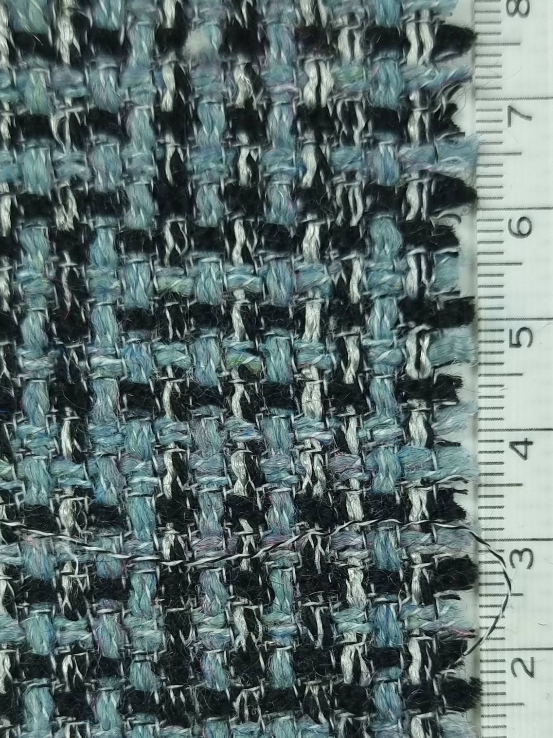 Tweed Yarn Dyed Polyester Woven Fabric - FAB 1494 -