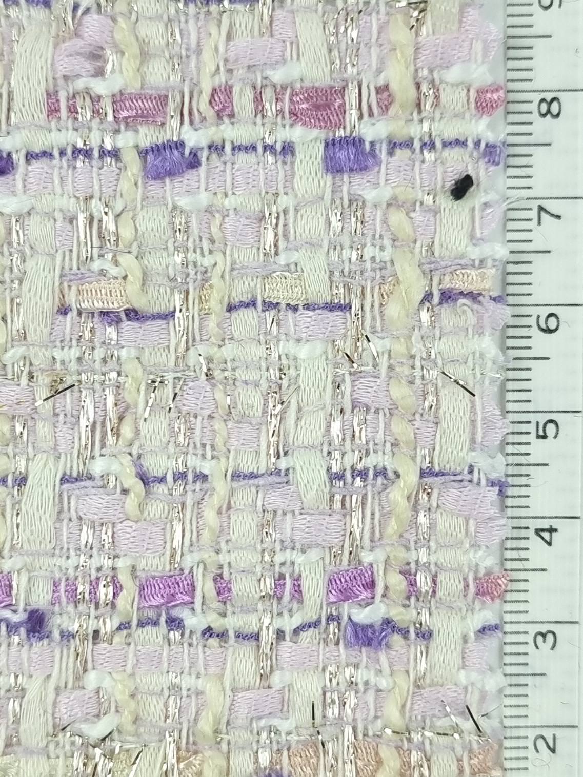 Tweed Y/Dyed Cotton Polyester Woven Fabric - FAB 1496 -