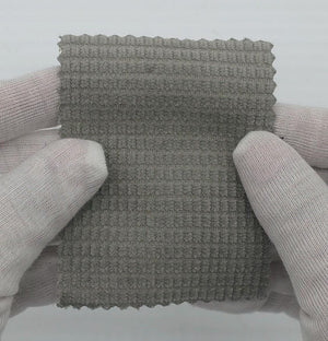 1: Warm Gray-2: White-3: Pale Cream-4: Beige-5: Tan - 8 Wale Textured Corduroy Poly Woven Fabric - FAB 1874