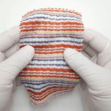 Stripe Rib YarnDyed Cotton Knit Fabric - FAB1777 - 1.Red-2.Green-3.Pink-4.Light blue-5.Black 
