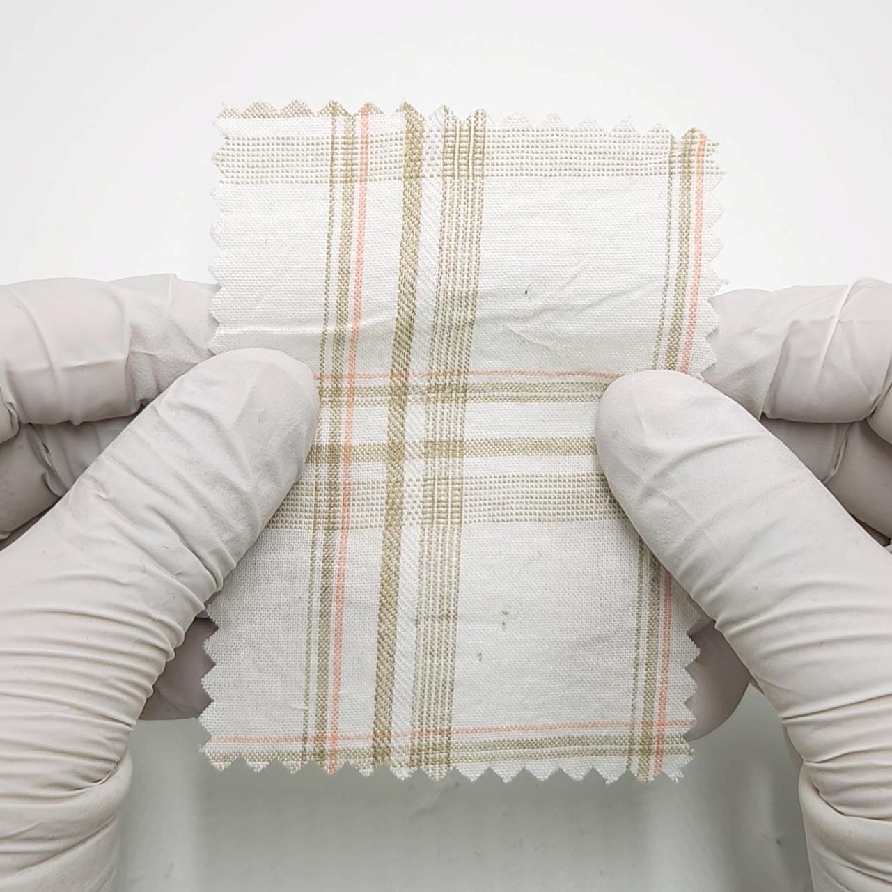 Tattersall Check YarnDyed Cotton Woven Fabric - FAB 1746 -