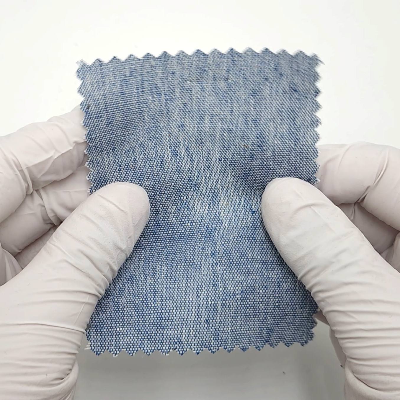 Solid Oxford Cotton Linen Polyester Woven Fabric - FAB 1790 -