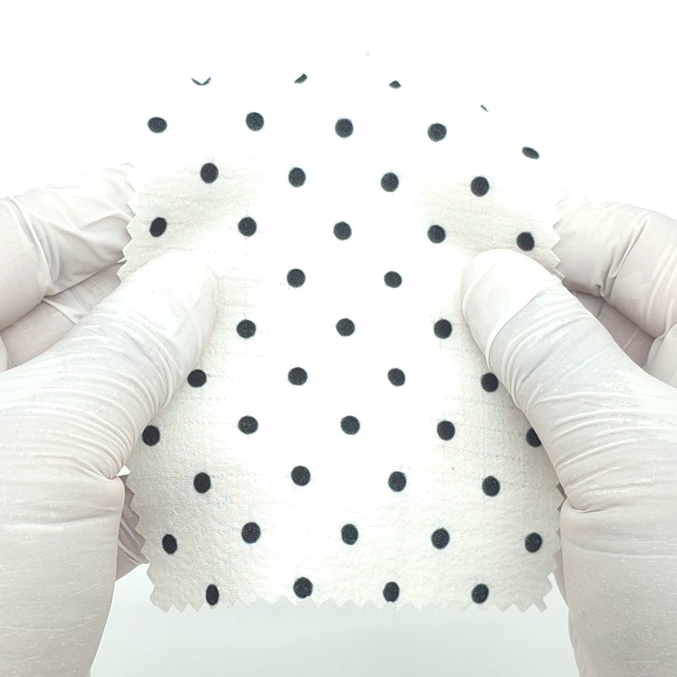Polka Dot Polyester Woven Fabric - FAB1972