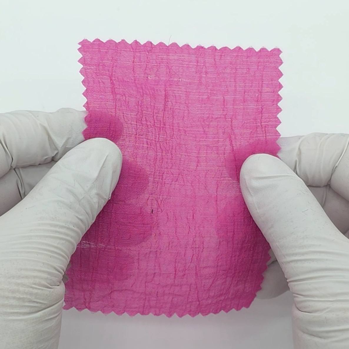 Drapey Textured Crinkle Rayon Nylon Crepe Woven Fabric - FAB 1934 - Main