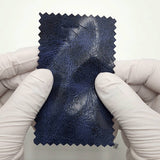 Tie Dye Leather Polyester Polyurethane Knit Fabric - FAB1804 - 1.Navy blue-2.Black-3.Dark brown-4.Charcoal gray-5.Olive green-6.Taupe brown-7.Gray Black 