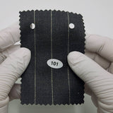 20 mm Pin Stripe Spandex Polyester Metallic Rayon Woven Fabric - FAB1751 - 1.Charcoal-2.Navy-3.Dark Navy-4.White-5.Black 