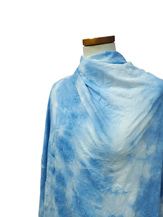 Crease Tie Dyed Polyester Knit Fabric - FYD1718