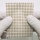 Windowpane Check YarnDyed Cotton Woven Fabric - FAB1760 - 1.Beige-2.Pink-3.Light Blue-4.Black-5.Charocal 