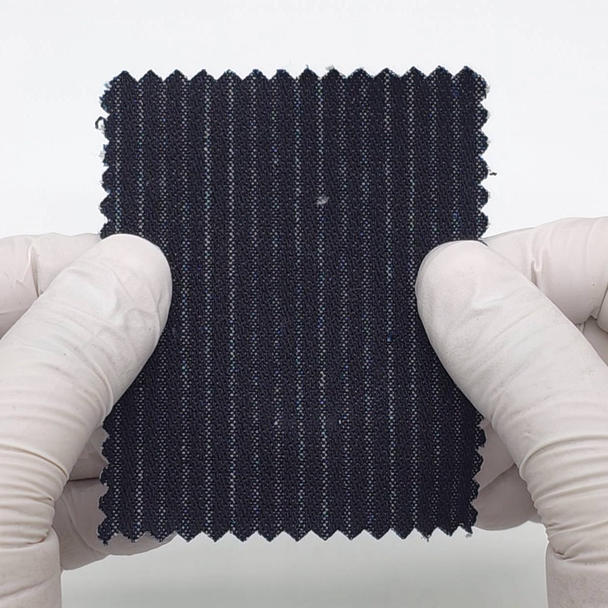 Pinstripe Denim Cotton Woven Fabric - FAB1918 - Main