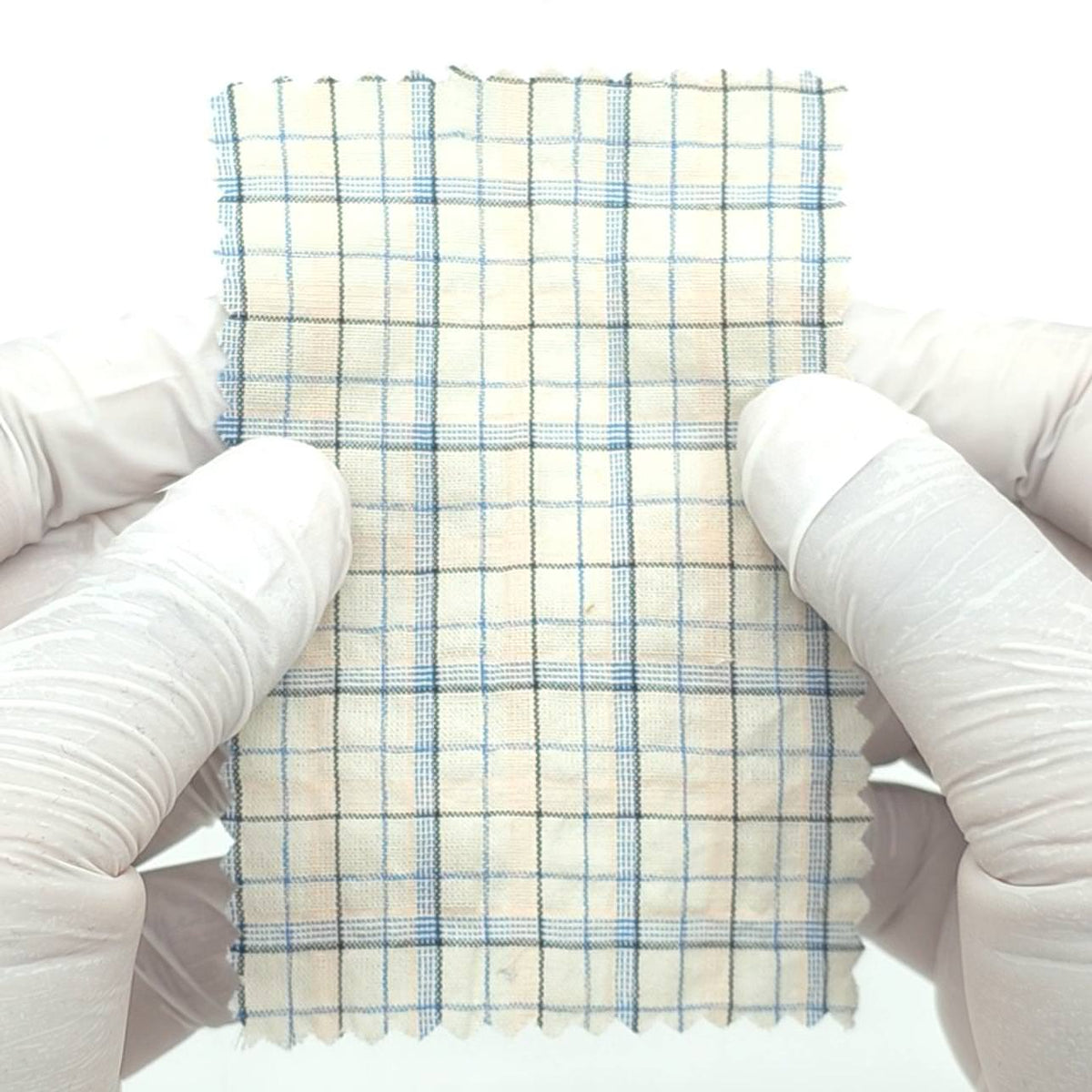 Tattersall Check Polyester Cotton Woven Fabric - FAB1969