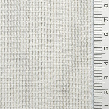 Pin Stripe Plain Cotton Woven Fabric - FAB1796 - 1.Ivory-2.Pearl-3.Light Blue-4.Light Pink-5.Pale Yellow-6.Gray-7.Medium Gray-8.Light Blue-9.Light Pink-10.Light Gray 