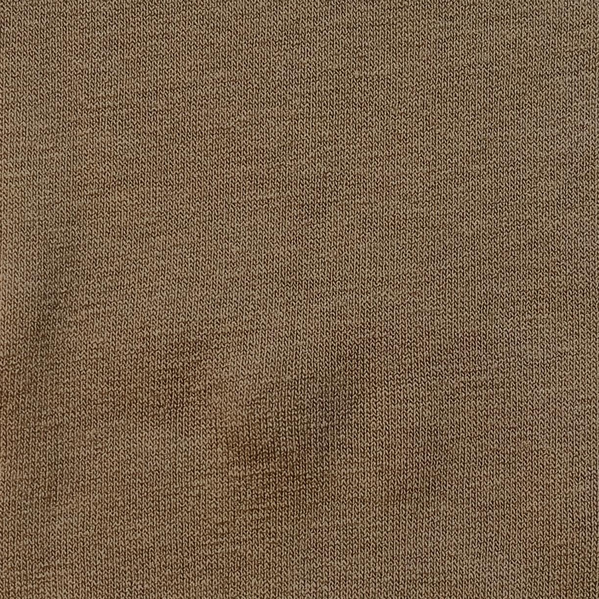 Solid Jersey Rayon Spandex Knit Fabric - FAB 1542 - Brown Orange