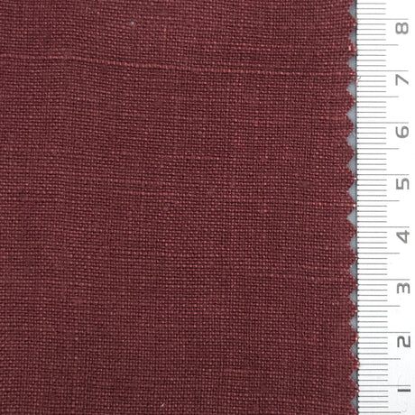 9s Solid Enzyme Washing Linen Woven Fabric - FAB1662 - 1.Chambray-2.Polo Blue-3.Midnight Express-4.Wild Sand-5.Grain Brown-6.Pavlova-7.Rob Roy-8.Sante Fe-9.Fallow-10.Tosca 