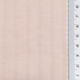 Light Pink - Jacquard Stripe Lyocell Nylon Woven Fabric - FAB1877