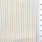Stripe Cotton Woven Fabric - FAB1966 - White