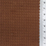 Brown - 8 Wale Textured Corduroy Poly Woven Fabric - FAB1874