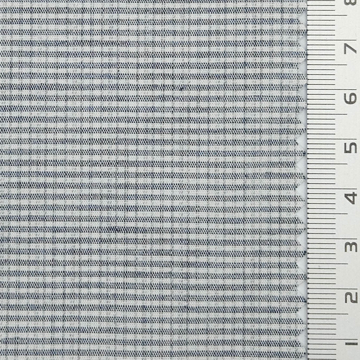 Subtle Grid Check Plain Cotton Woven Fabric - FAB1795 - Medium Gray