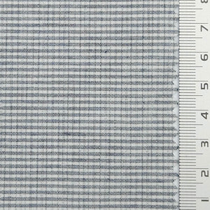 Subtle Grid Check Plain Cotton Woven Fabric - FAB1795 - Medium Gray