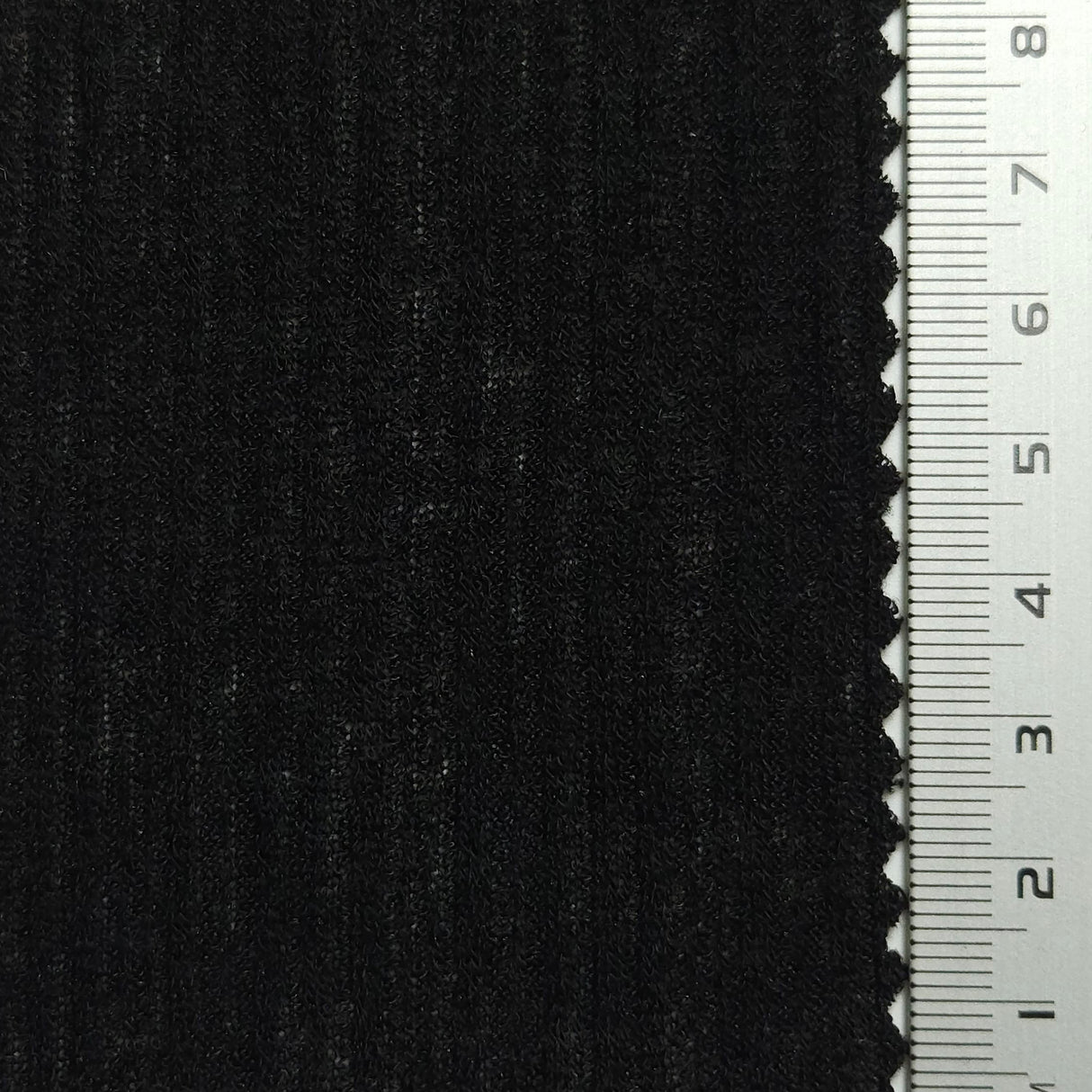 Solid Rib Polyester Spandex Knit Fabric - FAB1545