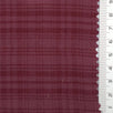 Burgundy Check Cotton Rayon Woven Fabric - FAB1826
