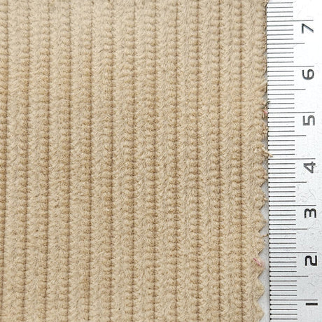 6Wale Solid Corduroy Cotton Woven Fabric - FAB1656 - 1.Sandrift-2.Tia Maria-3.Au Chico-4.Wine Berry-5.Milano Red-6.Alabaster-7.Pearl Lusta-8.Wafer-9.Sisal-10.Cashmere 