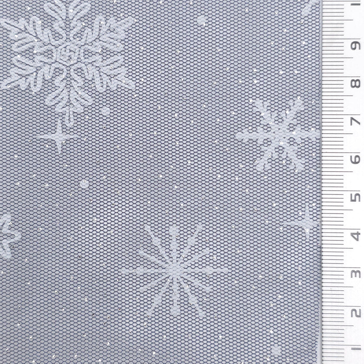Snowflake Galaxy Polyester Knit Fabric - FAB1950 - Navy