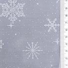 Snowflake Galaxy Polyester Knit Fabric - FAB1950 - Navy