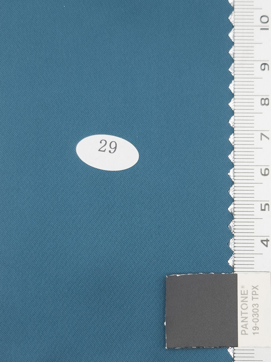Solid Recycled Satin Spandex Polyester Woven Fabric - FAB 1711 - 10.Blue Bayoux